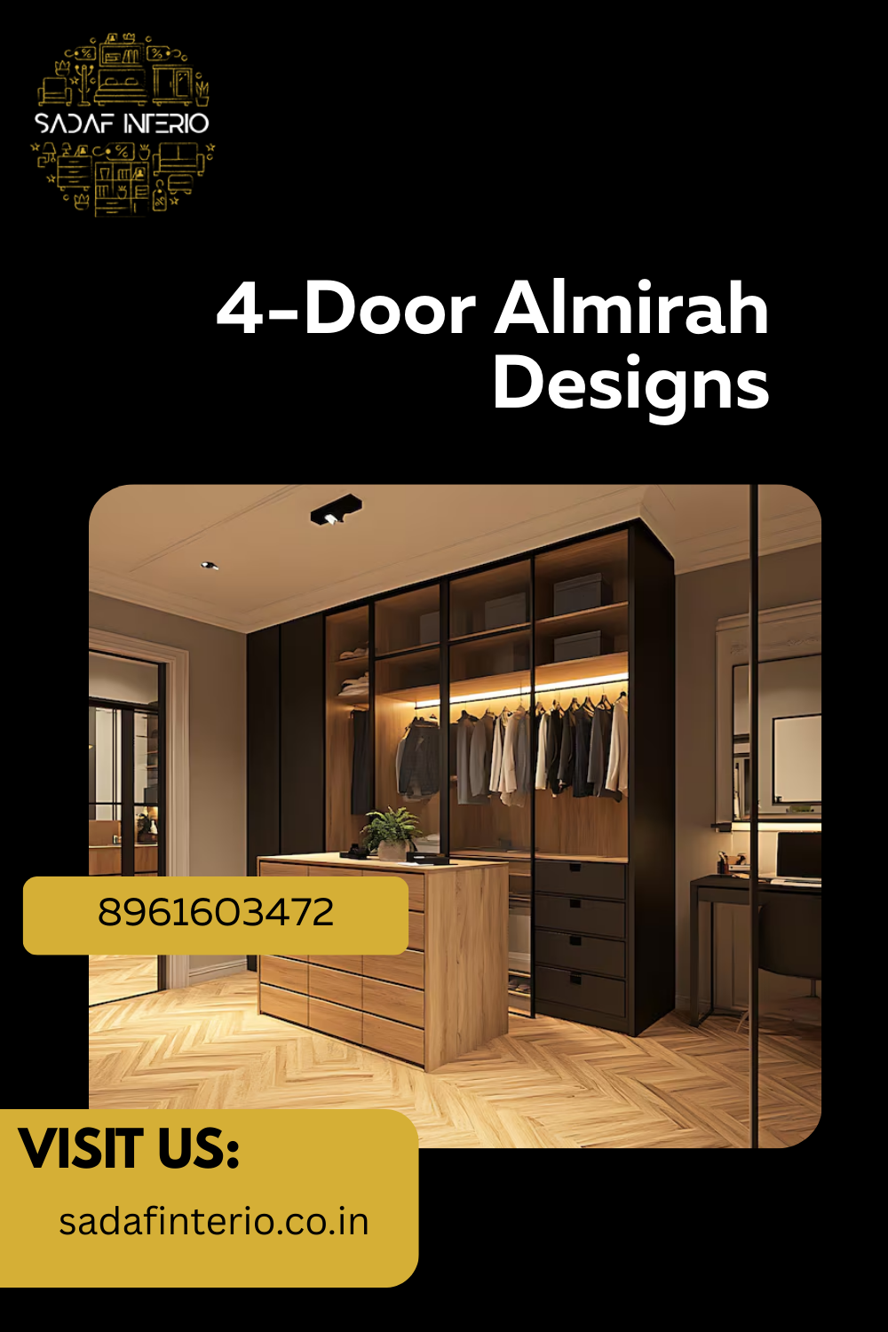 4 Door Almirah Designing Newtown